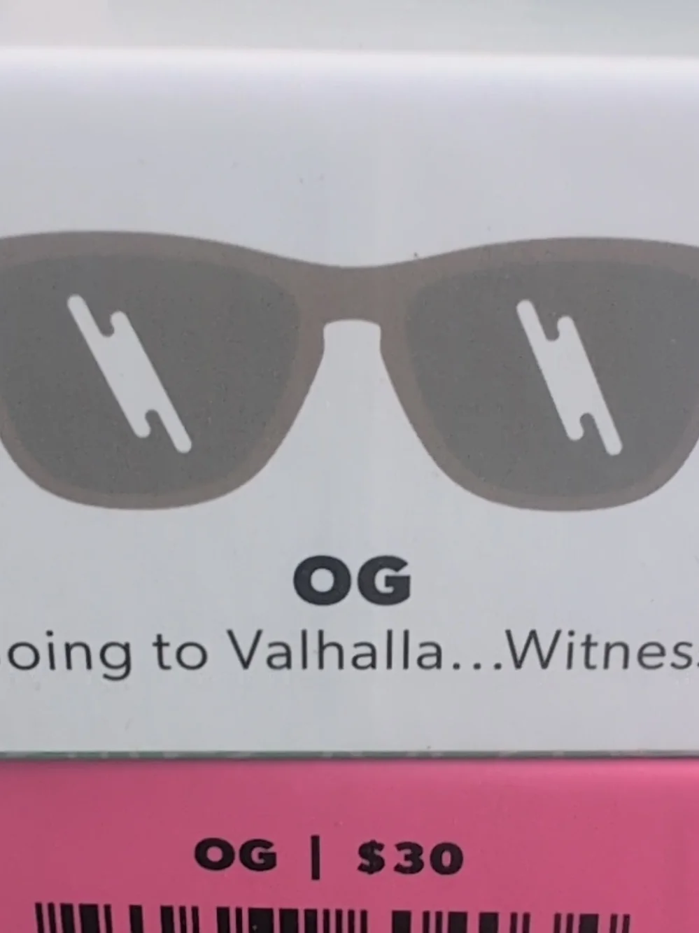 OG going to valhalla...withness! Brown Sunglass Case
